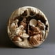 thumbnail image 2 of Decoraciones navideñas, adornos navideños, regalos de Navidad. Colgante circular con efecto de bendición de nacimiento y visión estereoscópica navideña. Adornos para coche., 2 of 6