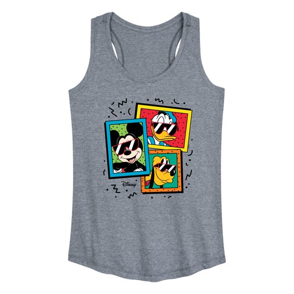 Disney - Mickey Friends Sunglasses - Women's Racerback Tank Top