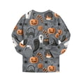 thumbnail image 3 of Enyan Halloween Pjs Boys Pumpkin/Ghost Sleepwear Set Long Sleeve Kid Loungewear Pjs 2-Piece Set Halloween Pajamas for Boys(7-8 Years), 3 of 7