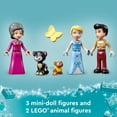 thumbnail image 3 of LEGO Disney Princess Cinderella and Prince Charming's Castle 43206 Doll House, Buildable Toy with 3 Mini Dolls, plus Gus Gus and Lucifer Figures, 3 of 6