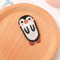 thumbnail image 1 of Pinza para el cabello tejida, pasador bonito, anticaída, portátil, Color brillante, regalos de Navidad y Año Nuevo, patrón de pingüino, 1 of 1