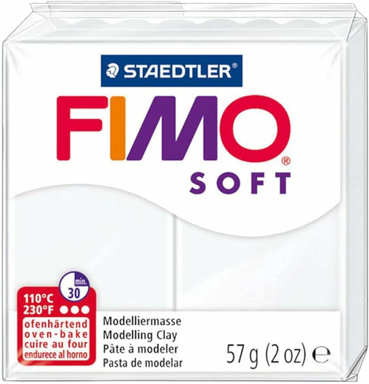 FIMO Soft and Effect Polymer Oven Modelling Clay - 57g - Set of 8 - The Strawberry Cheesecake Collection