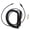 Black, variant on Yajisi Premium Coiled Headphone Audio Cable Replacement Sound Cord with Adapter 5.6-19.7 ft / 1.7-6.0 m Black[cite: 1]