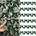 thumbnail image 2 of BinKFF 24 Pcs Christmas Velvet Bows 3.2 x 3.2 inch Vintage Bow Christmas Tree Decorations Xmas Ornaments for Wreath Gifts Wrapping Garland Indoor Outdoor Holiday Party Decor, 2 of 9