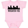 thumbnail image 3 of Inktastic Wichita Kansas City Skyline Boys or Girls Baby Bodysuit, 3 of 5