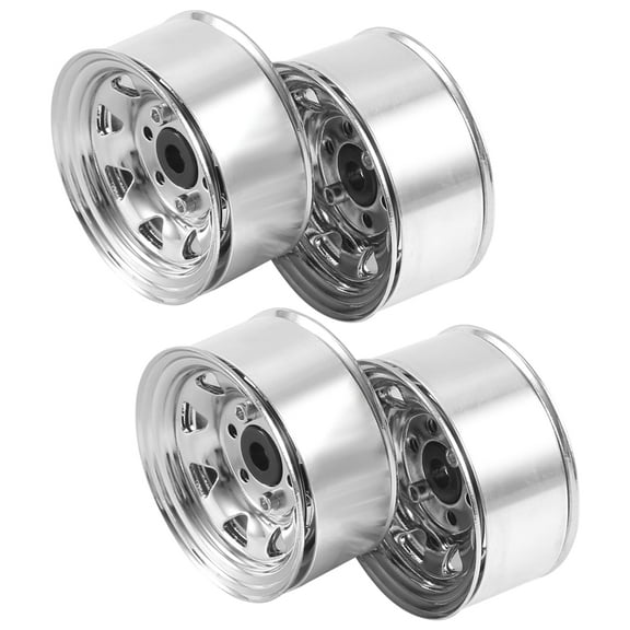 4PCS 1.55 Metal Beadlock Wheel Rim Hub for 1/10 RC Crawler Car Axial Jr 90069 D90 CC01 LC70 MST,5