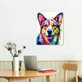 thumbnail image 2 of COMIO Cute Puppy Canvas Wall Art Puppy Front Quote Art Printing, Cute Puppy Canvas Wall Art, Pet Canvas Painting Puppy Art Works, Bedroom Watercolor Original Art Printing, 2 of 4
