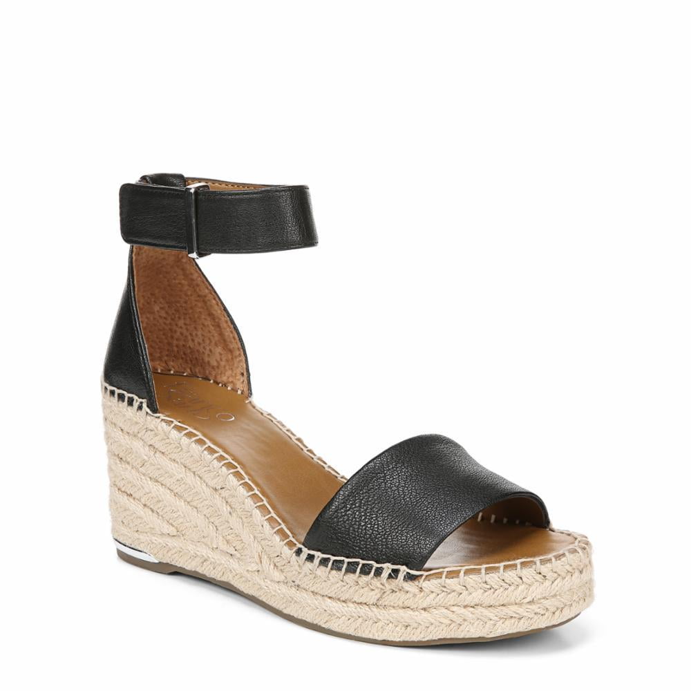 Franco Sarto CLEMENS BLACK BAZINI LEATHER WEDGE Walmart