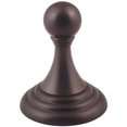 thumbnail image 3 of Alno A9075-PB/NL Embassy Series 2-5/8" Tall Single Robe Hook - Brass, 3 of 8