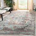 thumbnail image 2 of Safavieh  Hand-knotted Izmir Anjali Traditional Oriental Wool Rug with Fringe Blue/Light Brown 9'  x  12' 9' x 12' Brown, 2 of 5