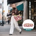 thumbnail image 7 of FORMRS Tote Bag for Women Quilted Large Capacity Travel Work Carry On Shoulder Handbag, Red Lobster, 7 of 7