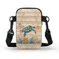 thumbnail image 2 of HELLHERO (Bag Only) Crossbody Bag Polyester, Trendy Crossbody Sling Bags, Turtle Starfish Wood, 2 of 7