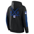 thumbnail image 3 of Men's Fanatics Black New York Rangers Big City Legacy Fleece Pullover Hoodie, 3 of 3