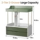 thumbnail image 4 of Organizador de baño Delamu de 2 niveles y 2 cajones, color verde, 4 of 7