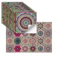 thumbnail image 2 of 24Pcs Self-Adhesive Wall Tile Decals, Moroccan Style Peel and Stick Tile Stickers, Waterproof Backsplash Stickers for Kitchen Bathroom Decor A 6 inch, 2 of 9