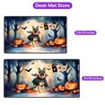 thumbnail image 5 of Happy Halloween Vampire German Shepherd BOO with Pumpkins Fun and Spooky Desk Mat Full Keyboard Mouse Pad Alsatian Dog Lover Gifts Large Mousepad - 00018, 5 of 5
