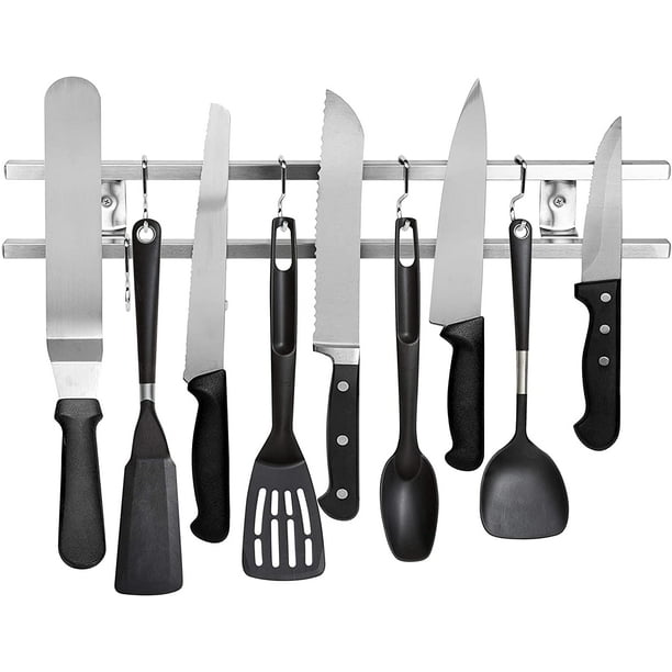 Modern Innovations 16" Stainless Steel Two Level Knife Bar