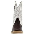 thumbnail image 5 of Roper Mens Bumps Ostrich Square Toe Cowboy  Mid Calf Boots, 5 of 7