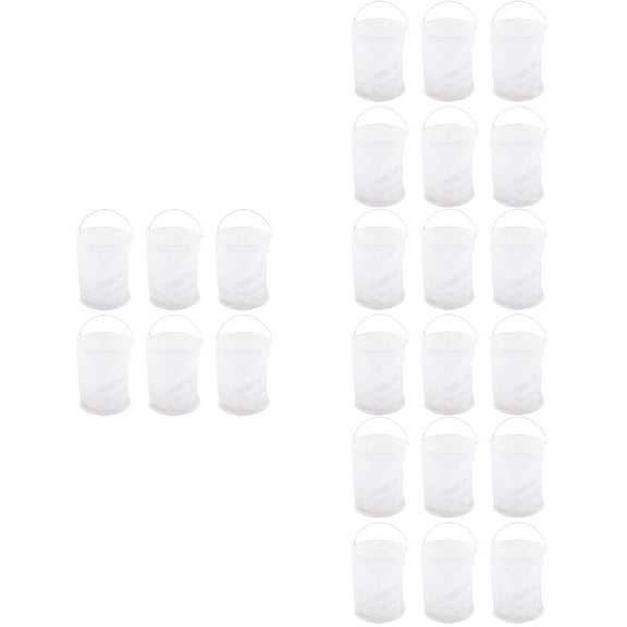 LAMIRO 24 Pcs Handmade Paper Lanterns Decorations Scene LED Outdoor DIY Birthday Child