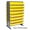 Yellow, variant on Quantum Storage Systems B382251 QPRD-567 Double Sided Rack with 88 Red Euro Drawers - 24 x 36 x 60 in.