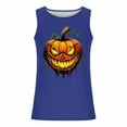 thumbnail image 4 of JXMVOJ Men's Halloween Print Round Neck Tank Blouse, Casual Sports Style Breathable Sweat-Wicking Non-Shrinking Non-Fading, Suitable for Spring Summer, Outdoor Daily Casual Wear, 4 of 5