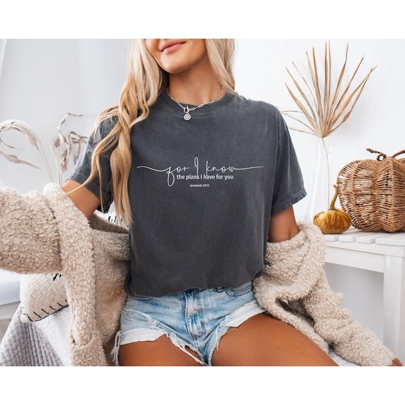 Bible Verse Shirt, Jeremiah 29:11 Shirt, Christian Shirt, Scripture Shirt, Jesus Lover Tee, Worship Leader Shirt, Pastor Wife , Mom, Full Size S-5XL