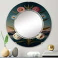 thumbnail image 5 of DESIGN ART Designart 'Blossoming Geometric Flower Art III' Printed Floral Wall Mirror 20in.x30in., 5 of 5