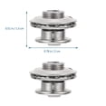 thumbnail image 2 of Luxshiny 4Pcs Marine Snap Buttons Copper for Indoor Use with Firm Grip Silver, 2 of 8