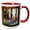 Red/White, variant on 3drose, Grand Canal in Venice, 11oz Two-tone Black Mug