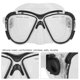 thumbnail image 1 of Gafas de natación profesionales Yashi Color negro, 1 of 5