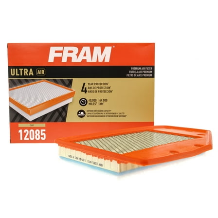 FRAM Ultra Air 12085, Premium Engine Air Filter, Replacement Filter for Select Buick and Chevrolet Vehicles Fits select: 2016-2023 CHEVROLET MALIBU, 2018-2019 BUICK LACROSSE