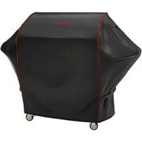 Bull Outdoor Products 72012 30" Premium Grill Cart Cover, Black W/Red Piping