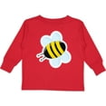 thumbnail image 3 of Inktastic Bumble Bee Boys or Girls Long Sleeve Toddler T-Shirt, 3 of 5