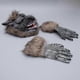 thumbnail image 2 of Glove Mittens Wolf Costume Head Mask Wolf Claw Prop Halloween Werewolf Costume Wolf Cosplay Paw Gloves Werewolf Full Head Mask, 2 of 4