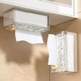 thumbnail image 2 of Wall-Mounted Glacier Tissue Holder: Transparent Green ABS+PET Storage Box for Kitchen, Bathroom & Living Room – Space-Saving, Multi-Functional Design with Easy Installation & Customizable Logo Option, 2 of 6