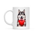 thumbnail image 2 of Happy Valentine's Day Alaskan Malamute Brings Love Heart Mug Alaska Mal Dog Lovers Gifts Coffee Tea Cup - 02028, 2 of 4