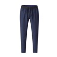thumbnail image 2 of Puntoco Pantalones deportivos de color liso con cordón y pierna recta para hombre, 2 of 9
