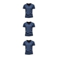 thumbnail image 4 of Guardurnaity Destacar con ropa de estilo africano cultural para hombres Cómodo traje tradicional de hombres africanos Unisex manga corta azul Type1 NO1, 4 of 5