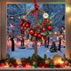 thumbnail image 1 of Winter Wreaths Rattan For Front Door Large Christmas Wreath Artificial Green Wreath For Front Door Window Walls Christmas Decor Indoor Outdoor Home, 1 of 6