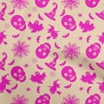thumbnail image 1 of oneOone Viscose Chiffon Beige Fabric Halloween Quilting Supplies Print Sewing Fabric By The Yard 42 Inch Wide, 1 of 4