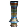 thumbnail image 2 of Heather Ann Creations Stripes Collection 20 in. Ceramic Decorative Floor Vase, 2 of 7