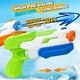 thumbnail image 4 of Pack de 2 pistolas de agua de juguete para piscinas de verano con alcance de 11 m, potente pistola de agua de largo alcance para piscinas al aire libre, jardines y playas, para niños y adultos., 4 of 4