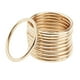 thumbnail image 3 of 10 anillos de aro de macramé para manualidades con corona de metal de 1,4 pulgadas, se pueden cubrir con tela. 35mm, 3 of 7