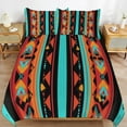 thumbnail image 3 of Colorful Geometric Lines Duvet Cover Set Bedding Set Polyester Quilt Cover for Bedroom Decoration, 3 of 6