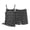 Khaki, variant on Ashyfjp Lounge Sets for Women Casual Plus Size Striped Sleeveless Scoop Neck Camisole Top & Shorts (with Elastic Waist) Set Comfortable Summer Outfits, Size S-5XL