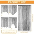 thumbnail image 2 of 2 Pcs Glitter String Curtains Doorway Beads Curtains, 39 x 79 Inch Hanging Fringe Hippie Room Divider Door String Curtain Boho Doors Tassel for Doorways, Windows, Closet, Privacy Decor, 2 of 24