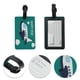 thumbnail image 3 of Etiquetas de equipaje de patrón feliz de 1 pieza para viajar en verde, 3 of 5