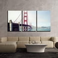 thumbnail image 2 of wall26 - 3 Piece Canvas Wall Art - Golden Gate Bridge in San Francisco California - Modern Home Art Stretched and Framed Ready to Hang - 16"x24"x3 Panels, 2 of 3