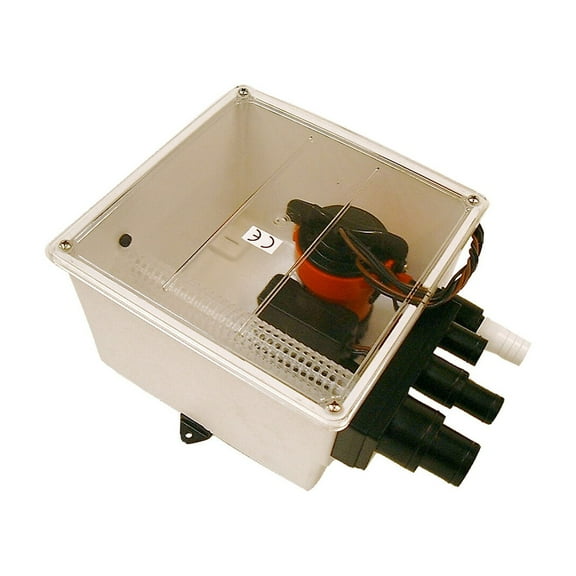 Johnson Pump 1000 Gph Multi Port Shower Pump 12V With Switch