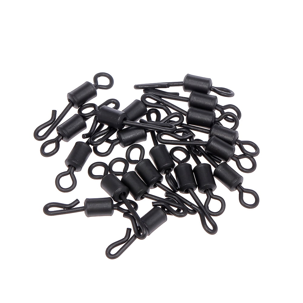 100 Pièces Accessoires Pêche Carpe - Clips Plomb, émerillons, Tubes Caoutchouc - Boîte Rangement - 5
